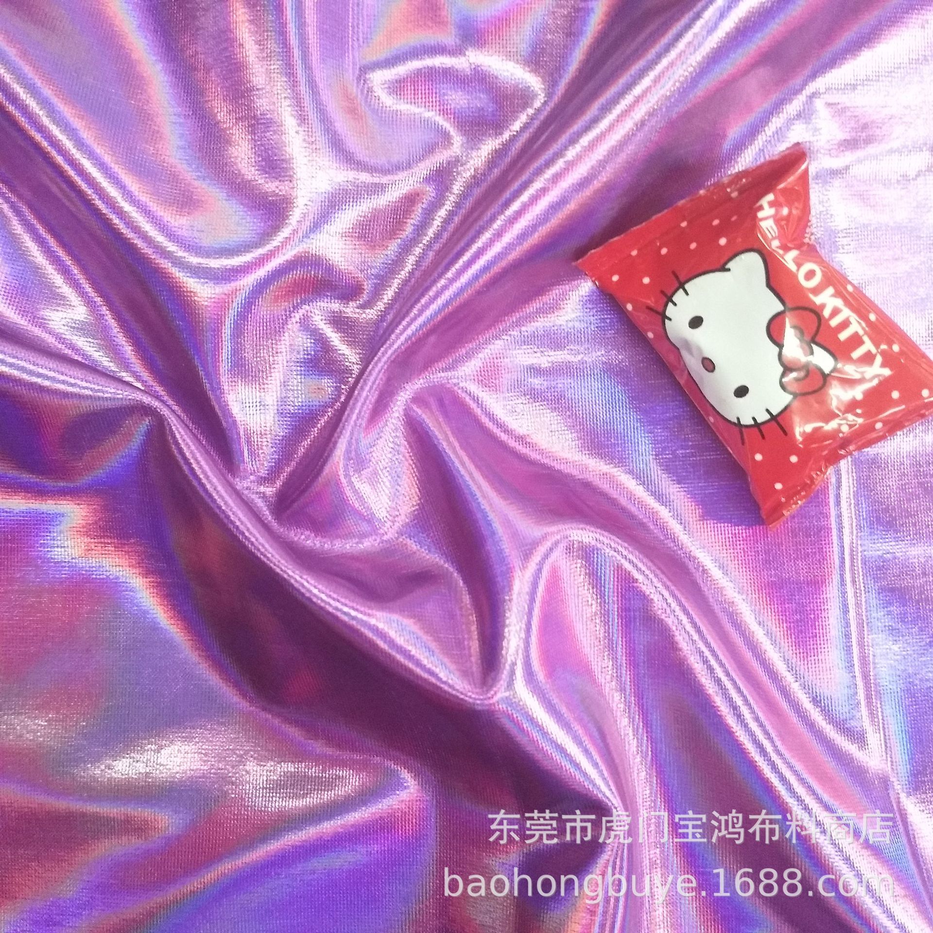 高光素面满版氨纶烫金