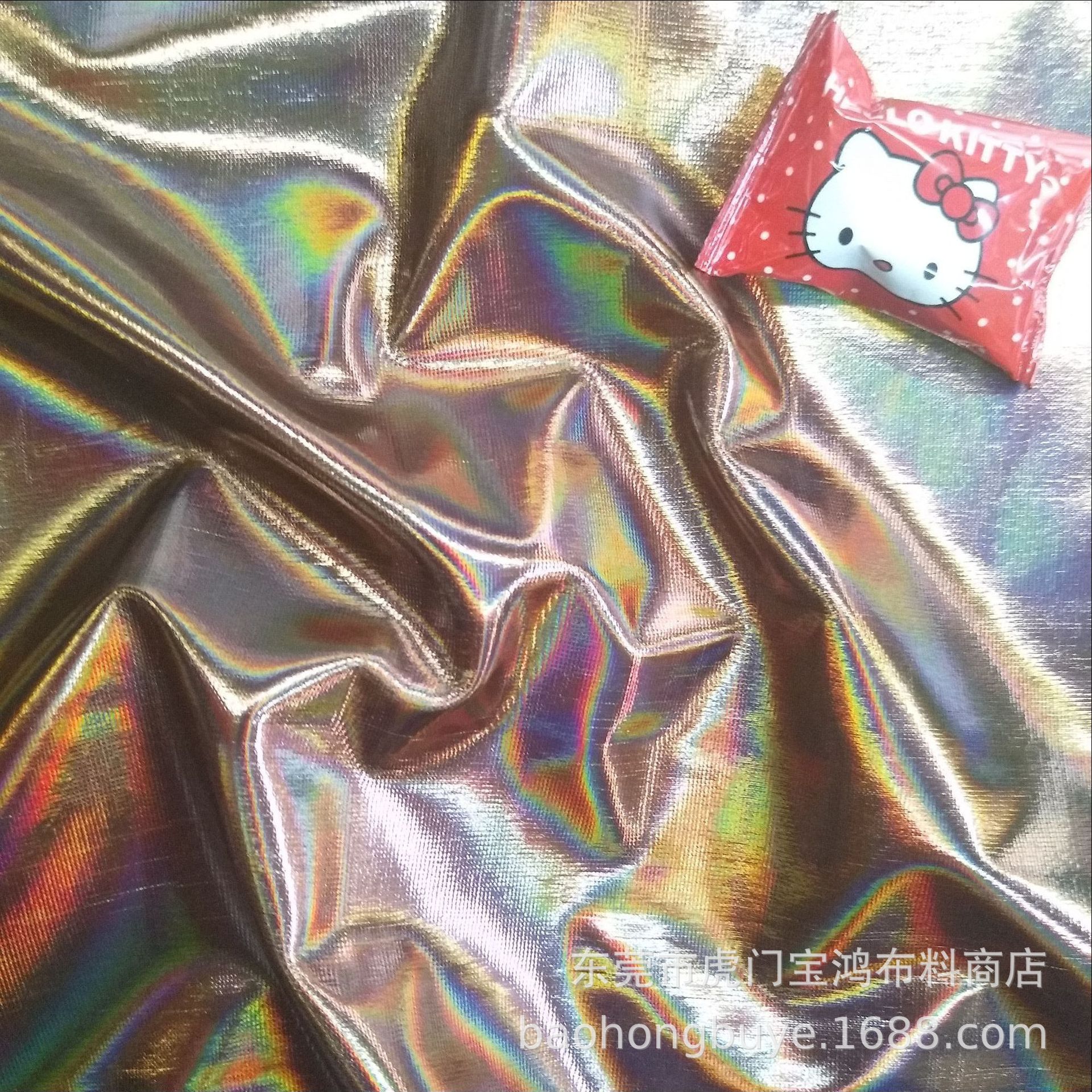 高光素面满版氨纶烫金