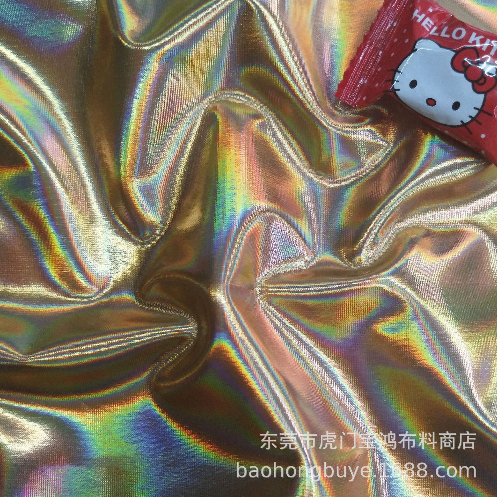 高光素面满版氨纶烫金