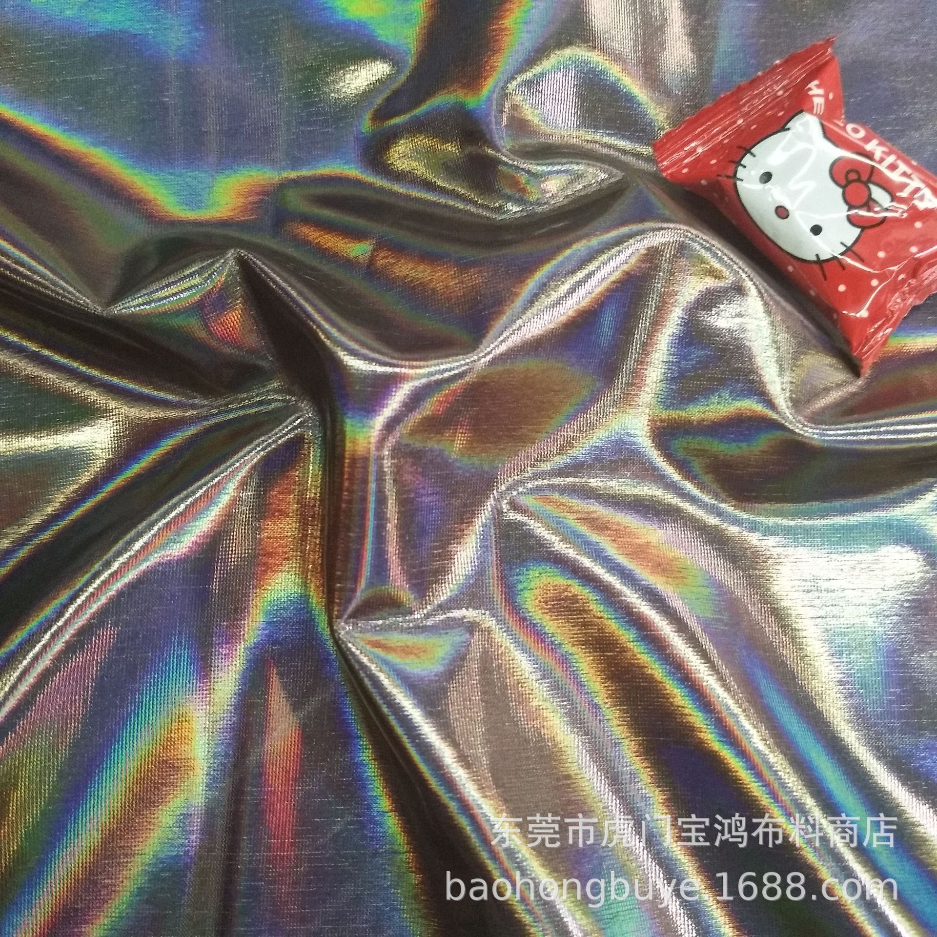 高光素面满版氨纶烫金