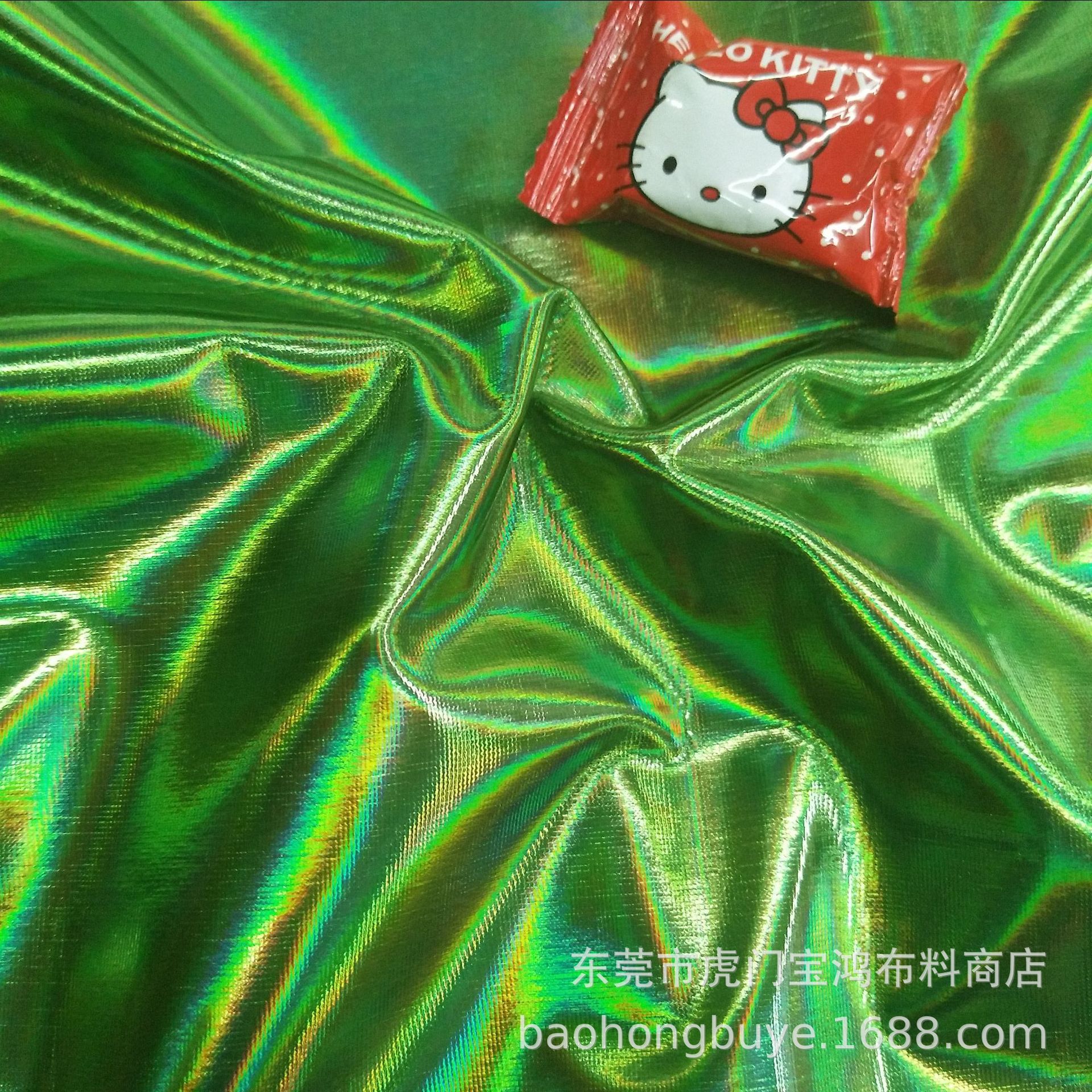 高光素面满版氨纶烫金