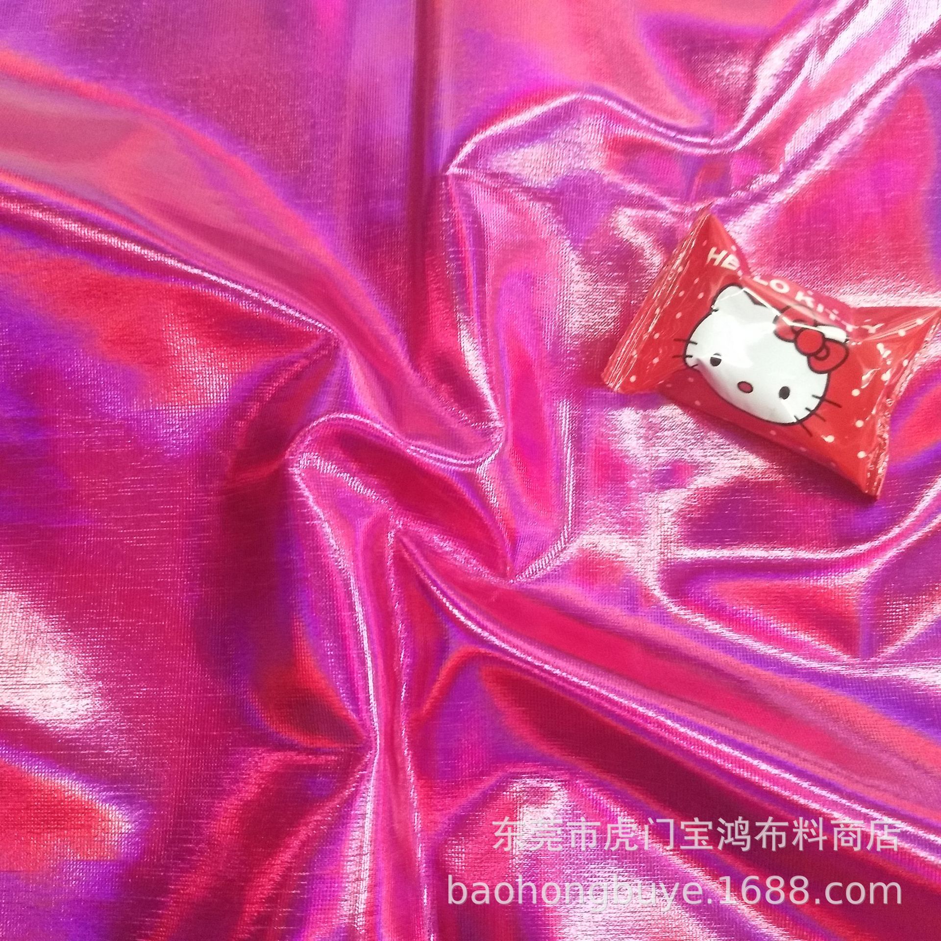 高光素面满版氨纶烫金