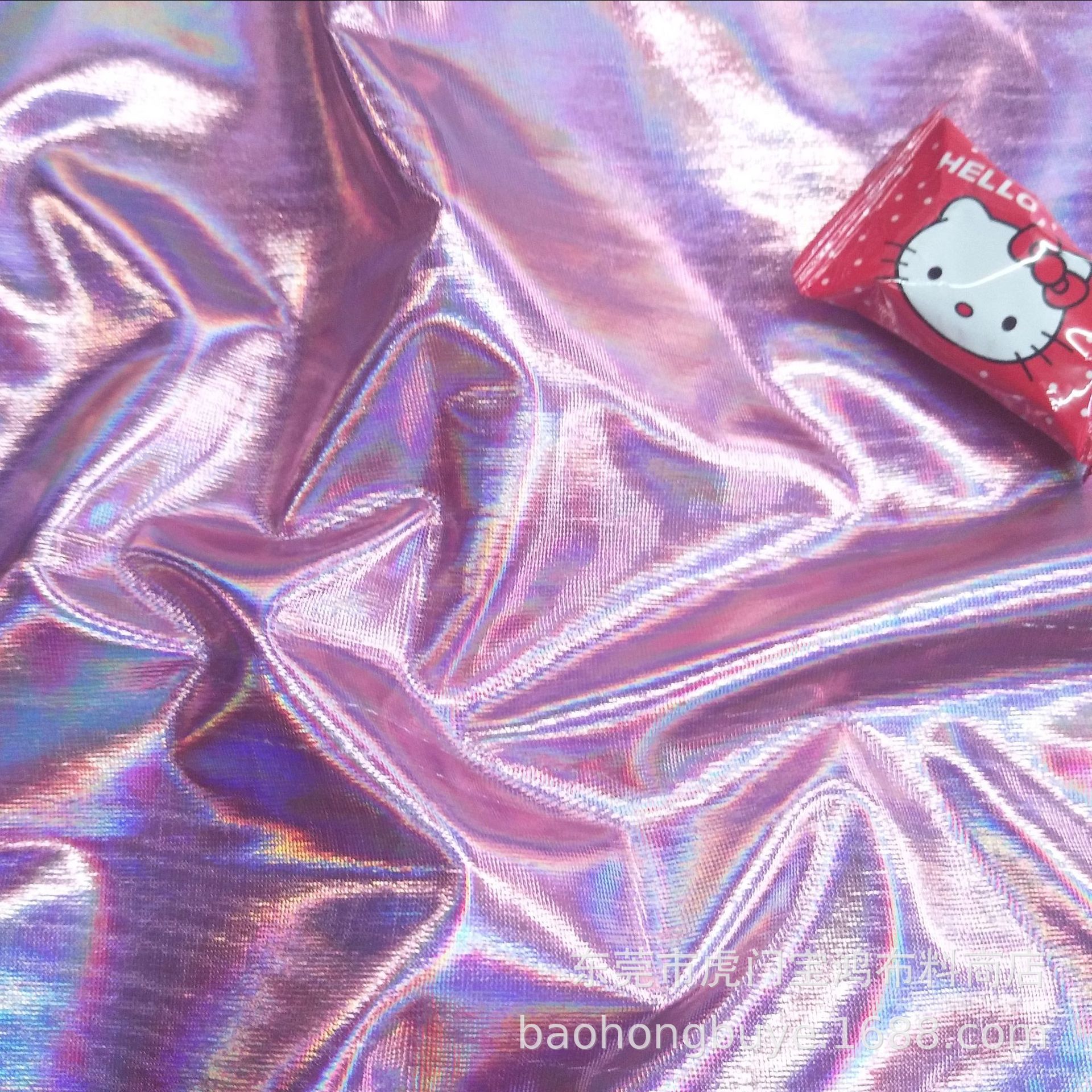 高光素面满版氨纶烫金