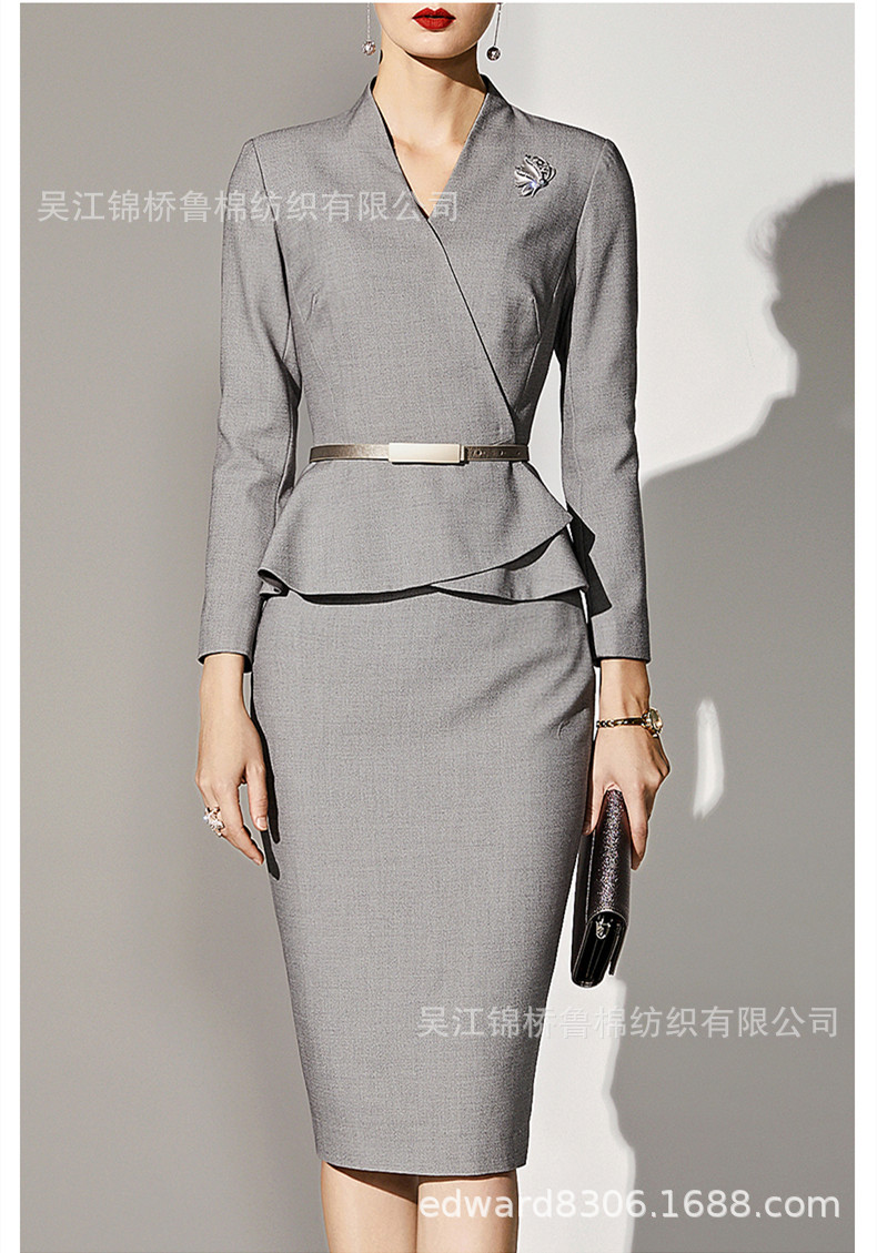 TR色织格子羊毛涤西服裙 子.jpg