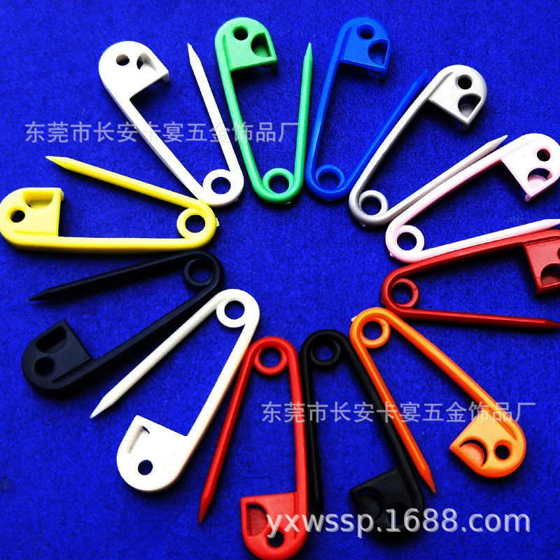 彩色塑料葫芦别针 彩色塑料别针