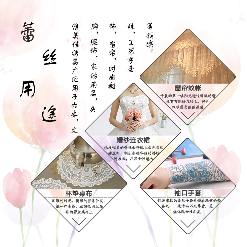 蕾丝用途